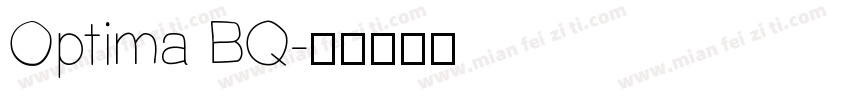 Optima BQ字体转换
